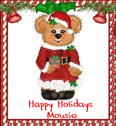 Happy Holidays - Mousie
