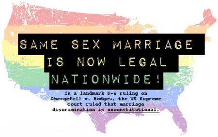 Same Sex Marriage Is Now Legal Nationwide