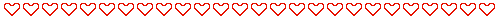 Line of hearts