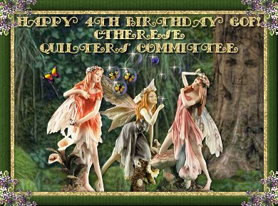 Happy 4th Birthday GOF! CTherese - Quilters Committee