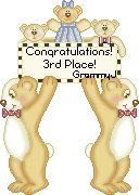 Congratulations! 3rd Place! - GrammyJ
