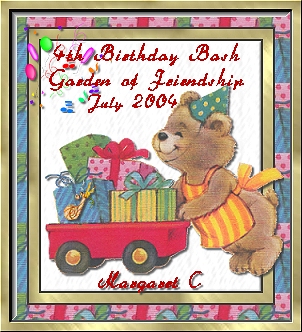 4th Birthday Bash Garden of Friendship July 2004 - Margaret C.