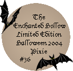 The Enchanted Hollow Limited Edition Halloween 2004 Pixie #36