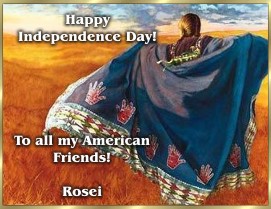 Happy Independence Day! To all my American Friends! Rosei