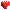 Tiny red heart