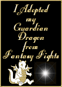 I adopted my Guardian Dragon from Fantasy Fights