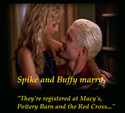 Spike and Buffy marry