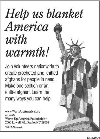 Help us blanket America with warmth!