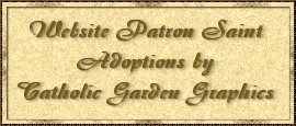 Website Patron Saint Adoptions by Catholic Garden Graphics