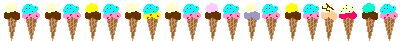 Ice cream cones!
