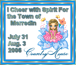 I Cheer with Spirit For the Town of Merredin - July 31-Aug. 3, 2006 - CountryMouse