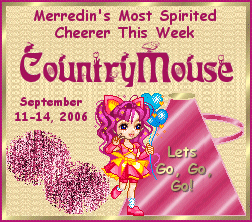 Merredin's Most Spirited Cheerer This Week - CountryMouse - September 11-14, 2006 - Let's Go, Go, Go!