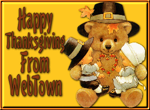 Happy Thanksgiving From Web Town