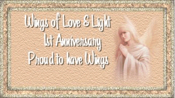 Wings of Love & Light 1st Anniversary - Proud to have Wings